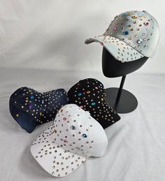 Fashion cheap 6 panel denim sports bling bling shade studded rhinestone design baseball cap Trendy Snapback Baseball Cap With Rhinestones, Trendy Rhinestone Snapback Baseball Cap, Trendy Rhinestone Baseball Cap, Casual Snapback Baseball Cap With Rhinestones, Rhinestone Baseball Cap One Size, Rhinestone Embellished One Size Baseball Cap, Socks And Jeans, Denim Crafts, Rhinestone Designs