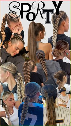 Sporty Hairstyles Soccer Hair, Gym Hairstyles, The Best Hairstyles, Athletic Hairstyles, Back To School Hairstyles, Hair Shades