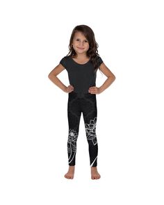 Lotus Kid's Leggings Gearbunch Yoga Basics, Drapey Pants, White Lotus Flower, Basic Yoga, Active Kids, White Lotus, Leggings Kids, Yoga Challenge, Yoga Life