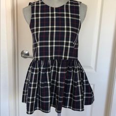 Brand New Super Cute With Tags! Plaid Top, Plaid Tops, Zara Tops, Dream Wardrobe, Color Blue, Top Blouse, Super Cute, Zara, Blue Color