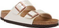 Casual White Slides With Cork-bed Midsoles, White Berken Stocks, White Buckle Birkenstock, White Arizona Birkenstock, White Non-slip Slide Sport Sandals, Dr Martens Style, Martens Style, Keds Style, Bridal Wedding Shoes