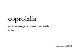 the word coprolia is written in black and white with an image of it