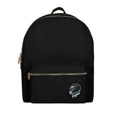 Stoney Clover brings together chicness and convenience with this Philadelphia Eagles Classic backpack. It features plenty of room for a laptop and commuting must-haves or essentials for a day trip. A front zippered pocket keeps smaller items easily accessible in this stylish Philadelphia Eagles backpack.Stoney Clover brings together chicness and convenience with this Philadelphia Eagles Classic backpack. It features plenty of room for a laptop and commuting must-haves or essentials for a day tri Black Laptop Bag For Everyday And Back To School, Black School Laptop Bag With Zipper Closure, Black Laptop Bag With Zipper Closure For School, Black School Backpack With Luggage Sleeve, Black Backpack With Luggage Sleeve For School, Black Backpack For School With Luggage Sleeve, Everyday Black Backpack With Luggage Sleeve, Casual Black Laptop Bag With Luggage Sleeve, Philadelphia Eagles Stadium