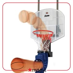 an image of a basketball going through the hoop