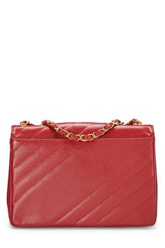 Find CHANEL Diagonal Flap Jumbo on Editorialist. This Chanel bag features a quilted design, a flap closure with a turn lock, a gold tone chain strap, and the Chanel logo on the front. Classic Red Quilted Shoulder Bag, Red Quilted Leather Shoulder Bag, Luxury Quilted Double Flap Bag, Red Quilted Shoulder Bag For Formal Occasions, Red Quilted Shoulder Bag For Formal Events, Formal Red Quilted Shoulder Bag, Red Designer Bag With Double Flap, Red Designer Bags With Double Flap, Designer Red Double Flap Bag