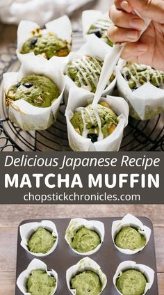 delicious japanese recipe for matcha muffins