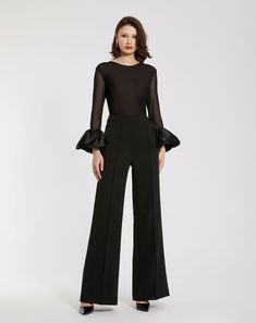 Add a touch of glamour to your wardrobe with our Mesh Long Sleeve Bodysuit featuring Satin Puff Sleeves. Perfect for pairing with high-waisted jeans or a sleek skirt, this versatile piece transitions seamlessly from day to evening, ensuring effortless elegance with every outfit. Mac Duggal Mesh fabric (95% Polyester, 5% Spandex) Long satin puff sleeves Round neckline Gusset snap button closure Available in Black Style #R49955 Bride Groom Dress, Daytime Dresses, Mac Duggal, Tea Length Dresses, Mesh Long Sleeve, Effortless Elegance, Groom Dress, Long Sleeve Bodysuit, Guest Dresses