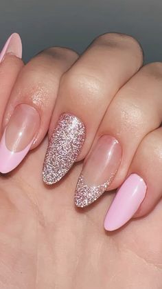 Asian Nails, Summery Nails, Glow Nails, Pink Acrylic Nails, Clean Nails, Hot Nails, Minimalist Nails, Purple Nails, Nail Decorations