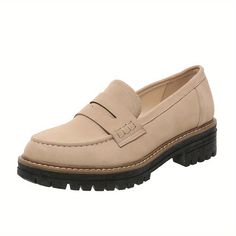 Penny Loafers For Women, Retro Women, Toe Designs, Lug Sole