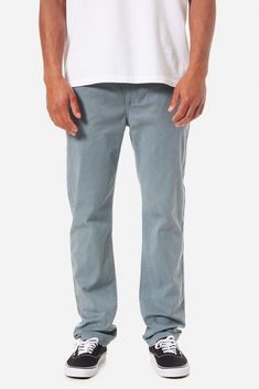 Designed for ultimate comfort and style, the Pipeline Chino Pant features a slim straight fit and elastic waistband for a perfect fit. The Tencel Cotton blend is suitable for any event and is most similar to our previously loved Stand Pant. 55% Tencel, 42% Cotton, 3% Spandex stretch chino Slim Straight fit 32" Inseam 15" Leg Opening Elastic waistband with drawcord Front slash pockets Back welt pockets | Pipeline Chino Pant Men's Size XXL Cotton in Thyme by Katin Chino Pants Men, Stretch Chinos, Chinos Pants, Thyme, Welt Pockets, Welt Pocket, Black Pants, Perfect Fit, Cotton Blend