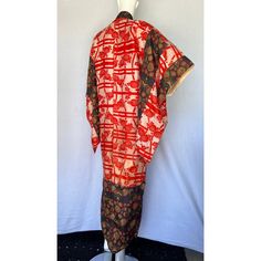 Vintage Edwardian Meiji Period Multicolor Kimono - Thrilling Vintage Long Patchwork Kimono, Vintage Long Kimono With Patchwork, Vintage Multicolor Patchwork Kimono, Vintage Multicolor Silk Kimono, Vintage Red Long Kimono, Vintage Long Red Kimono, Long Vintage Kimono For Festivals, Vintage Multicolor Kimono For Festival, Traditional Red Kimono With Patchwork