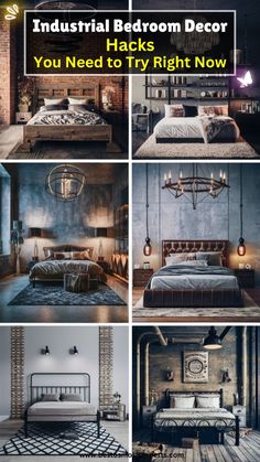 industrial bedroom decor hacks you need to try right now