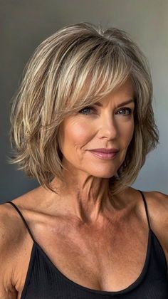 💫 Elevate your look with master professional techniques with this silky Haircuts For Fine Flat Hair Over 50 Hairstyles for Women Over 40. Exclusive techniques shared for enchanting appearance! Customizable for your unique style. Quick touch-up friendly with Salon-grade equipment. Ideal for formal occasions and includes expert nourishing treatment tips! #HaircutsForFineFlatHairOver50HairstylesforWomenOver40 #Hairenchantingappearance #silkyHair #HairGoals #HairInspo Haircuts For Very Fine Thinning Hair, Best Bob Haircuts For Fine Hair, Short Haircuts For Fine Flat Hair, Haircuts For Fine Flat Hair, Over 50 Hairstyles For Women, Over 50 Hairstyles, Fine Flat Hair, 50 Hairstyles, Classic Haircut