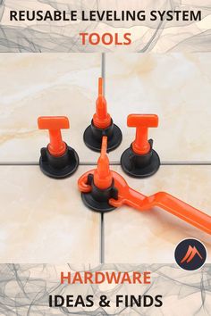 Reusable Tile Leveling System by Mounteen. When renovating your home and laying new tiles, achieving a perfect, even finish is essential. Worldwide shipping. Visit to learn more or save to your board for later! Hardware, Tools