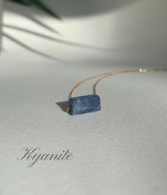 This beautiful Kyanite necklace is perfect to wear everyday! As a choker or a layering necklace - Adjustable  - Genuine gemstone  - 0.7mm chain  - Chain is 925 sterling silver - Available in gold, silver and rose gold  - Thoughtful and unique gift idea for your loved ones or even yourself!  Make sure to check out my other listings and don't hesitate to ask me if you have any questions 🥰 Thank you for looking and supporting my small business! Luxury Kyanite Jewelry Gift, Luxury Kyanite Jewelry As A Gift, Kyanite Necklace, The Throat Chakra, Rough Crystal, Aries Taurus, Jewelry Blue, Blue Kyanite, Spiritual Wisdom