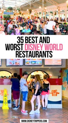 35 Best and Worst Disney World Restaurants Hollywood Studios Restaurants, Magic Kingdom Restaurants, Disney Character Dining, Disney Springs Restaurants, Best Disney Restaurants, Dine In Theater