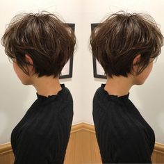 Long Pixie Hairstyles, Gray Hair Cuts, Short Hairstyles For Thick Hair, Curly Girl Hairstyles, Bob Hair, Short Pixie Haircuts, Short Hairstyle, Short Hair With Layers, Braids For Short Hair