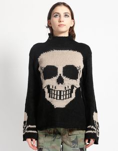 Boys Look, Skull Icon, Tripp Pants, Skull Sweater, Skull Clothing, Cozy Tops, Skull Fashion, Tripp Nyc, Cold Weather Outfits