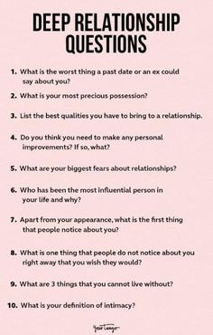 Deep Relationship Questions, Intimate Questions, Questions To Ask Your Boyfriend, Relationship Lessons, Relationship Therapy, Fun Questions To Ask, Deep Questions