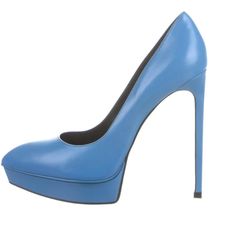 Authentic Saint Laurent Leather Pumps Blue Pointed-Toes Stiletto Heels With Platform Includes Box Made In Italy Posh Will Authenticate. Buy With Confidence Designer Blue Heels For Office, Blue Heels With Leather Sole For Evening, Blue Calf Leather Heels With Round Toe, Modern Blue Heels With Reinforced Heel, Modern Blue Leather Heels, Navy Blue High Heels, Dorsay Heels, Black Patent Heels, Blue High Heels