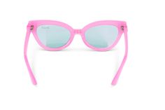 Make a splash with the Pisces Pink Malibu Beach Kids' Sunglasses from Bling2o, designed for kids aged 6 and up. These vibrant pink sunglasses feature a playful fish-inspired frame that adds a touch of fun to any sunny day. Offering full UV protection, they keep your child’s eyes safe while they enjoy outdoor adventures. Crafted for size 6 plus, these lightweight and durable sunglasses ensure a comfortable fit for smaller faces. Whether they're at the beach, pool, or playground, these stylish sun Pink Cat Eye Sunglasses With Uv Protection For Vacation, Pink Cat Eye Sunglasses With Uva Protection For Beach, Pink Mirrored Cat Eye Sunglasses For Vacation, Adjustable Pink Sunglasses For Beach, Pink Plastic Sunglasses With Uv Protection, Retro Pink Sunglasses For Beach, Fun Pink Sunglasses For The Beach, Pink Polarized Cat Eye Sunglasses For Beach, Cheap Playful Pink Sunglasses