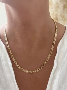 Cheap Alloy Double Chain Necklace, Affordable Everyday Double Strand Chain Necklace, Layered Chains, Chain Gold, Cuban Chain, Gold Chain Necklace, Gold Filled Chain, Necklace Gift, Gold Chain