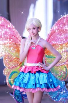 barbie: a fairy secret cosplay by 小红书 ID: 425125767 Barbie Fairy Secret Costume, Barbie Outfit Ideas For Women, Barbie Fairy, 2000s Girl, Barbie Cartoon, Barbie Images, Barbie Movie