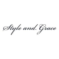 the word style and grace written in black ink