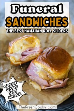 the best hawaiian roll sliders with ham and cheese