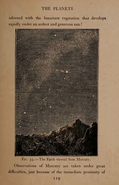 an old book with black and white illustrations on the page, which is written in english