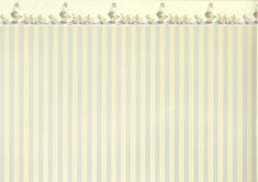 an image of a wallpaper with stripes and birds on it's borders