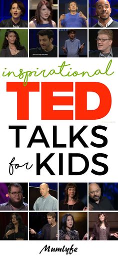 Ted Talks For Kids, Inspirational Ted Talks, Conversation Starters For Kids, Audio Books For Kids, Inspirational Quotes For Kids, Parenting Videos, Ted Talk, Great Conversation Starters, Ted Talks