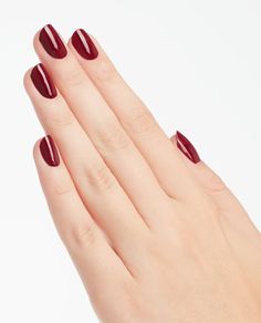 OPI® We the Female - Nail Lacquer | Dark Crème Nail Polish Opi Dip Colors, Mod About You Opi, Short Dip Nails, Dark Red Nail Polish, Burgundy Nail Polish, Dip Colors, Soft Autumn Palette, Black Nail Design, Nails Acrylic Designs