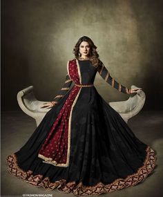 #black  #anarkali #anarkalisuit #salwarkameez | pure georgette | heavy embroidery | santoon fabric | lycra jacquard santoon | maroon colour micro tone velvet  dupatta | party wear | occasional wear Velvet Dupatta, Maroon Colour, Designer Anarkali Dresses, Gown Party Wear, Mode Abaya, Simple Pakistani Dresses