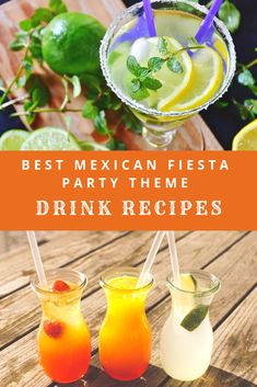 mexican fiesta party theme drink recipes