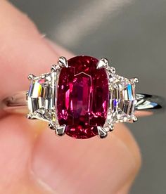 Jewellery Ruby, Vvs Diamond, Platinum Diamond Rings, 18k Gold Ring, Rare Gemstones, Blood Red