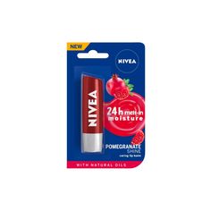 Nivea Lip Balm, Pomegranate Shine, 24H Moisture With Natural Oils, Dark Red Shine & Pomegrenate Aroma Quantity: 4.8gmBrand: NiveaCategory: Lipbalm Nivea Lip Balm, Makeup Routine, Natural Oils, Pomegranate, Dark Red, Lip Balm, Lip Gloss, Life Is Good, The Balm