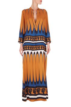 La Africana Long Tunic Pareo Skirt, Sao Paolo, Long Tunic Dress, Adriana Degreas, Long Kaftan, Silk Robe, Swimsuit Dress, Long Tunic, Swimsuit Shops