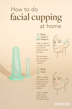 Facial Cupping Before And After, Cupping Benefits, Face Massage Tutorial, Face Cupping, How To Do Facial, Silicone Cupping