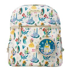 2-in-1 Provisions Breast Pump & Diaper Bag Backpack in Disney Princess Courage & Kindness Disney Travel Backpack With Zipper Closure, Themed Travel Backpack, Disney Themed Standard Backpack For Theme Park, Disney Style Standard Backpack, Disney Standard Backpack For Travel, Disney Backpack For Daily Use, Disney Style Standard Backpack For Travel, Disney Travel Bag With Removable Pouch, Disney Style Backpack For Travel