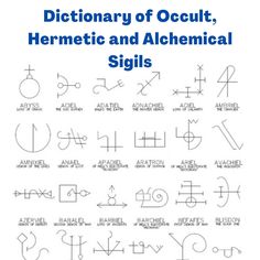 sigil is an inscribed or painted symbol considered to have magical power. sigils knowledge make an important part of witchcraft practice.  if you are a beginner witch then this guide or dictionary of sigils is a must buy for you.  even if you are an experienced witch then also this book is a must buy for you.  Sigil magic is the formal practice of creating sigils (or intention-charged symbols) to change your reality. Those who practice sigil magic incorporate self-reflection, creativity, willpower, and ritual to manifest their desires. Sigil magic is based on the philosophy that we are co-creators of our reality. these sigil knowledge can be included in your grimoire pages or your book of shadows pages. this is an exclusive deal which you will only find at our shop in etsy.  what are you w Sigils Witchcraft, Vintage Witchcraft, Protection Sigils, Witchcraft Symbols, Beginner Witch, Magick Symbols, Wiccan Symbols, Magic Spell Book, Alchemy Symbols