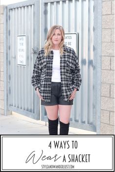 Popular US Style Blogger, Style & Wanderlust, shares 4 Ways To Wear A Shacket. The popular winter trend. Check out the looks HERE. Wanderlust Fashion, Cute Ankle Boots, Leather Skirts, Womens Style, Blue Jean Jacket, Cardigan Outfits, Style Blogger, Winter Trends, Blogger Style