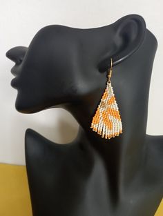 My products are made of Sand Bead. It is handmade. Strong threads were preferred. The materials used are of high quality. You can see our different color types in the photos. Our metal products used are stainless steel. The earrings are available in 3 colors. Orange, Pink, and Purple. Available in several colors and designs in my shop👇 https://dorianjewerly.etsy.com Earrings Handmade Beaded, Daily Earrings, Orange Daisy, Handmade Beaded Earrings, Handmade Earrings Beaded, Colors Orange, Daisy Earrings, Metal Products, Earrings Unique