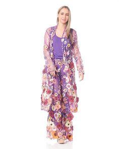 Floral Duster, Denim Maxi Dress, Floral Pants, Bell Sleeve Dress, Palazzo Pants, African Print, Bell Sleeves, Dresses With Sleeves, Midi Dress