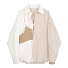 Mona Patchwork Shirts watereverysunday Female Blouse, Full Sleeve Blouse, Victorian Blouse, Loose Fit Blouse, Patchwork Shirt, Solid And Striped, Long Sleeve Fashion, Shirt 2023, Loose Fit Shirts