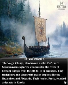 an image of a viking ship with the caption'history warrior'on it