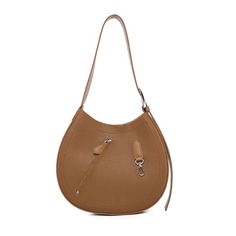 PU Leather Large capacity Tote bags High-end Large Capacity Leather Shoulder Bag, High-end Large Capacity Brown Shoulder Bag, Leather Handled Bucket-shaped Hobo Bag For Shopping, Light Brown Leather-handled Bucket Tote Bag, Cognac Tote Shoulder Bag With Gold-tone Hardware, Designer Crossbody, Stylish Tote Bag, Leather Handbags Crossbody, Chic Leather