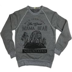 Mama Bear Sweatshirt. Premium Quality Triblend Sweatshirt. Mama Bear Shirt. Heavyweight Letter Print Sweatshirt For Fall, Outdoor Fleece Sweatshirt With Graphic Print, Fall Fleece Sweatshirt With Screen Print, Outdoor Graphic Print Fleece Sweatshirt, Heavyweight Graphic Print Sweatshirt For Fall, Gray Crew Neck Sweatshirt For Outdoor Activities, Relaxed Fit Graphic Print Sweatshirt For Outdoor Activities, Gray Crew Neck Sweatshirt For Outdoor, Relaxed Fit Raglan Sleeve Sweatshirt With Letter Print