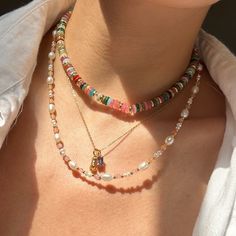 Brighten your look with the Oliva Mixed Gemstone Necklace. This vibrant piece features an array of rainbow colored beads, each meticulously chosen to create a harmonious blend of colors. Perfect for adding a touch of elegance and playfulness to any outfit, the Oliva Necklace is a versatile accessory that complements any style.  Hypoallergenic, nickel and lead free. Tarnish resistant Multi-color natural quartz with 14k gold plated beads. Metals are made of 14K gold plated over sterling silver. Summer Choker, Quartz Choker, September Birthstone Jewelry, Gemstone Beaded Necklace, Forever Jewelry, Pearl Jewellery Earrings, Jewelry Ring Box, Jewelry For Her, Evil Eye Jewelry