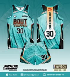 a basketball uniform with the number 30 on it and an image of a basketball jersey